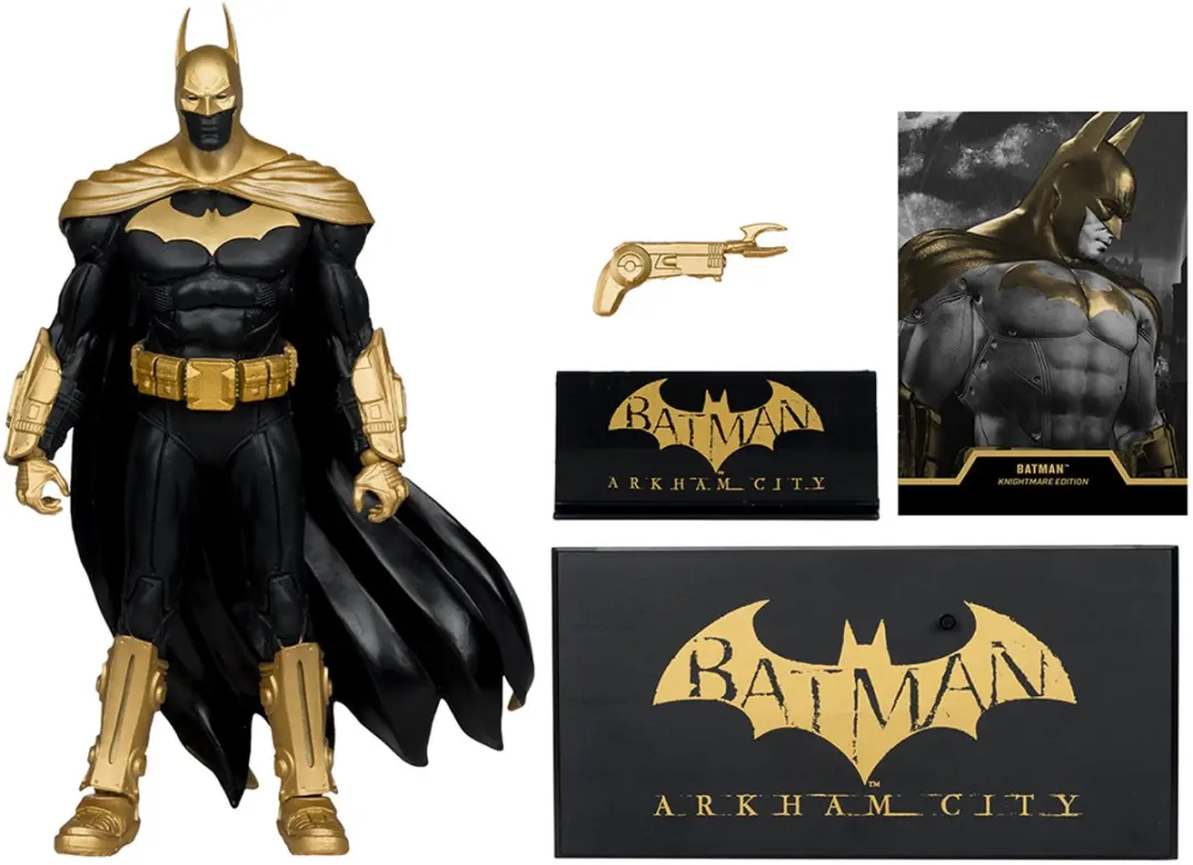 McFarlane Toys DC Multiverse Batman Arkham City Knightmare Gold Label Speelfiguur - afbeelding 5 van 6