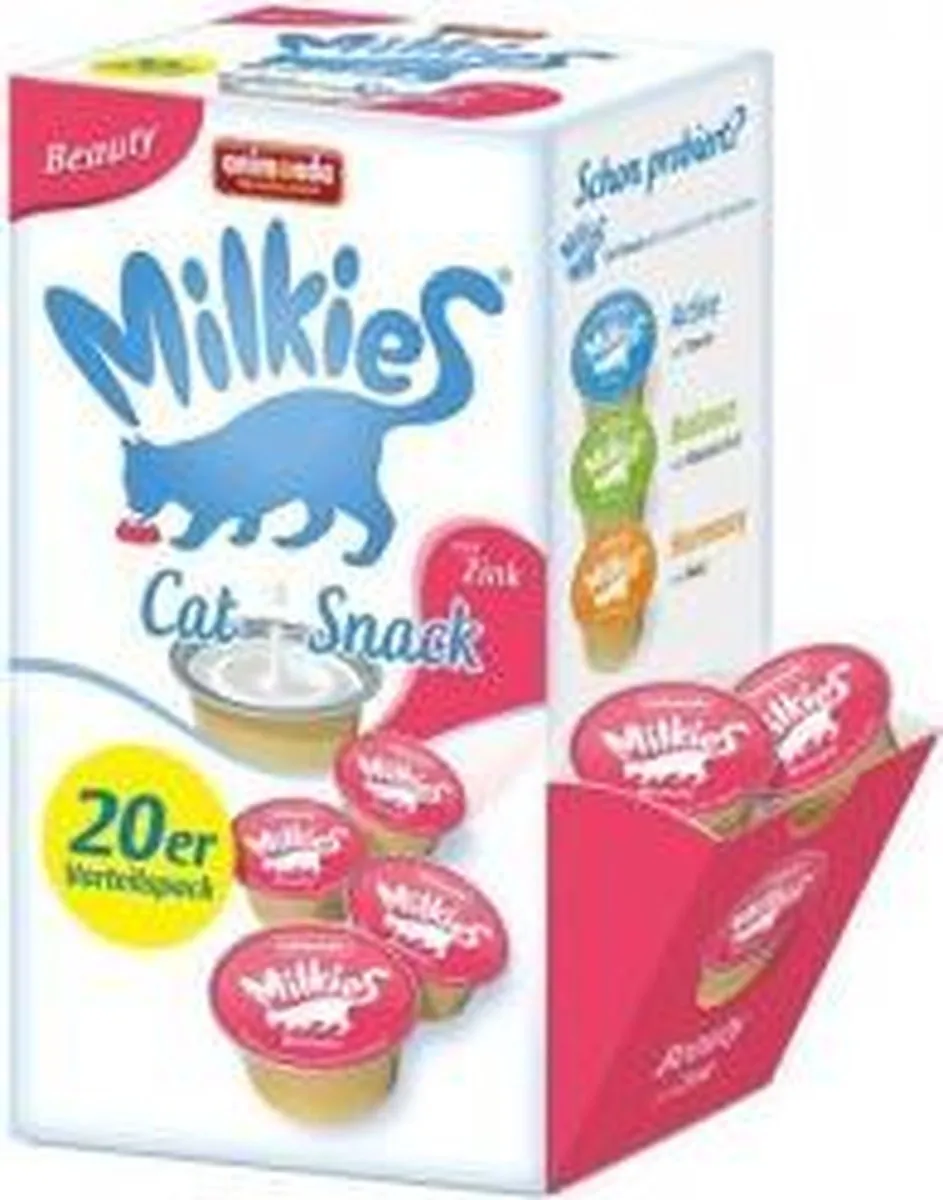 Animonda Milkies Beauty Katten Snack Cups - 20 Stuks