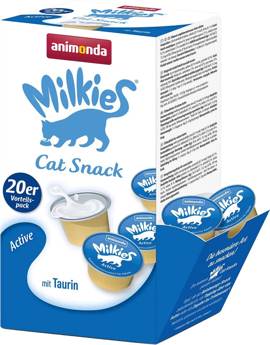 Animonda Milkies Beauty Katten Snack Cups - 20 Stuks