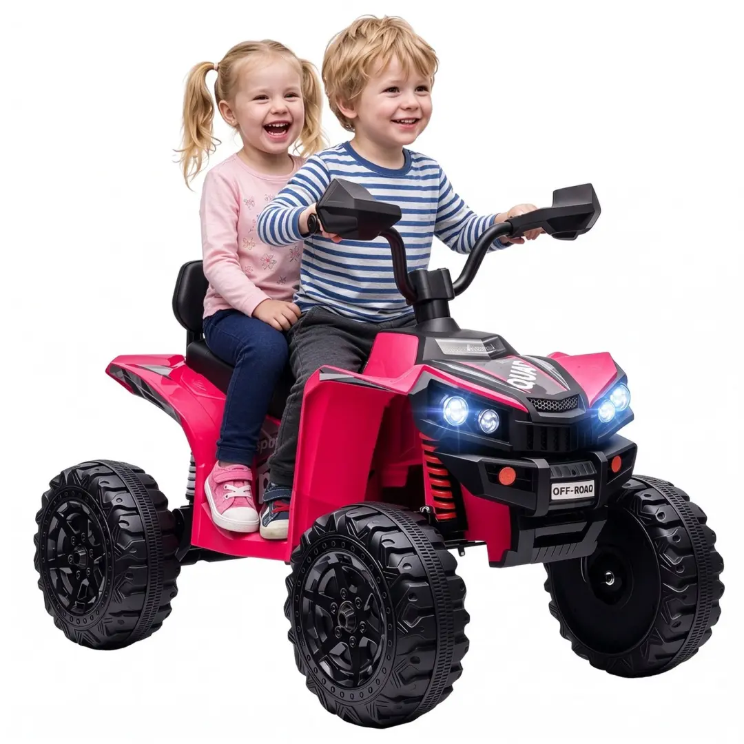 AIYAPLAY Electric Ride-on Car-Metall, Kunststoff-106L x 63B x 76H cm-Rosa