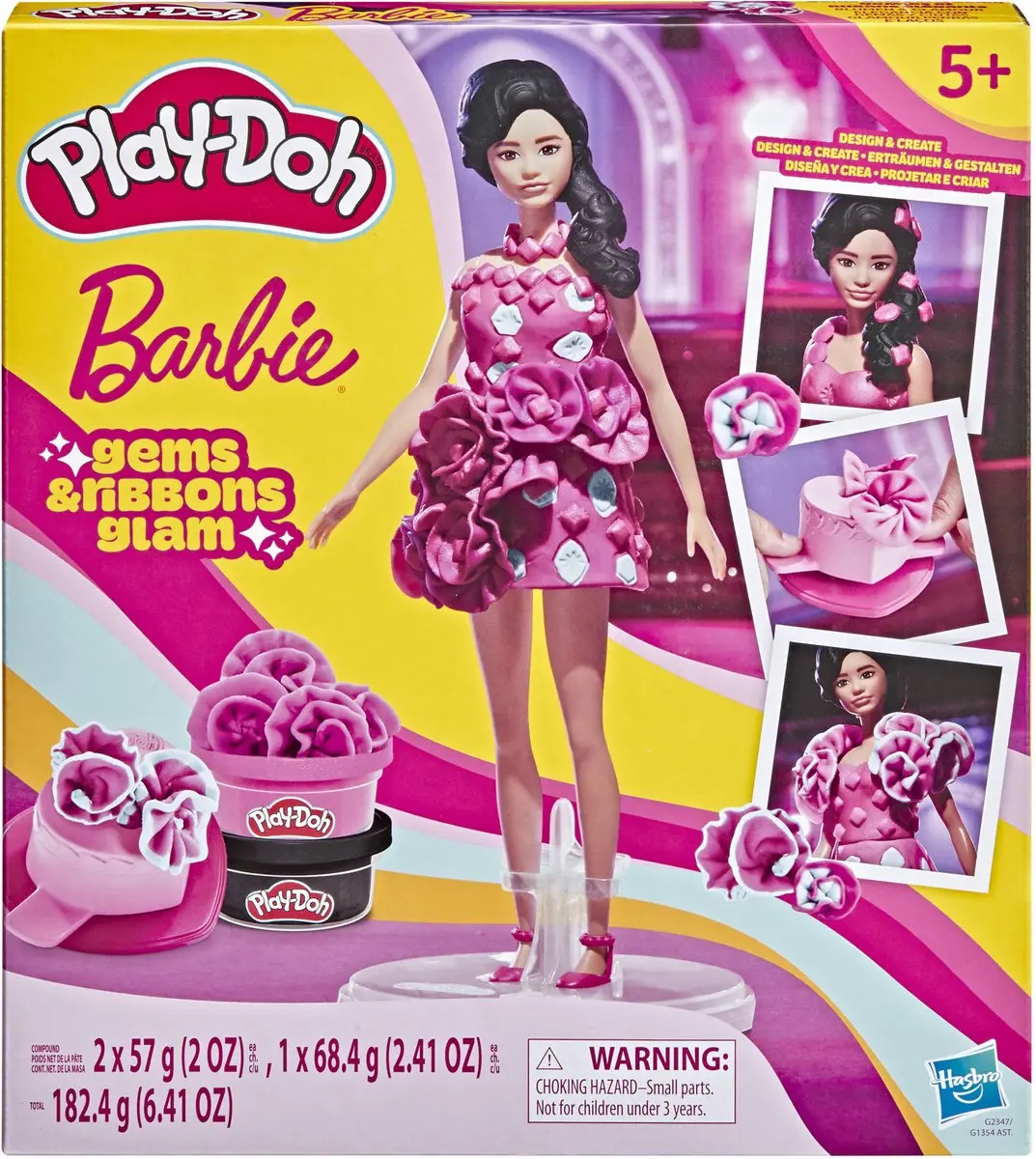 Play-Doh Barbie Glamourset Edelstenen en Linten