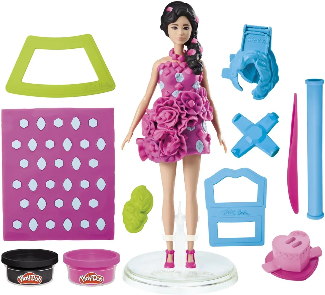 Play-Doh Barbie Glamourset Edelstenen en Linten - afbeelding 3 van 6