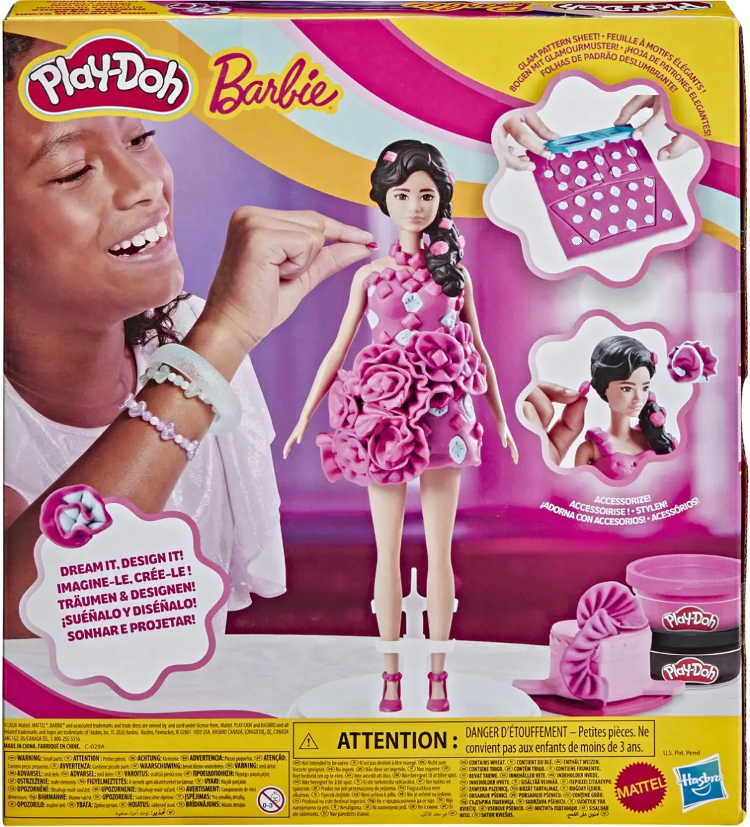 Play-Doh Barbie Glamourset Edelstenen en Linten - afbeelding 6 van 6
