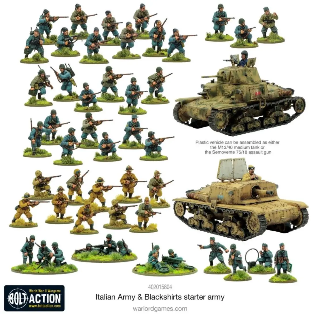 Italian Army & Blackshirts Starter Army