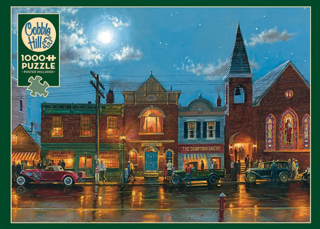 Cobble Hill legpuzzel 1000 Evening Service - afbeelding 2 van 2
