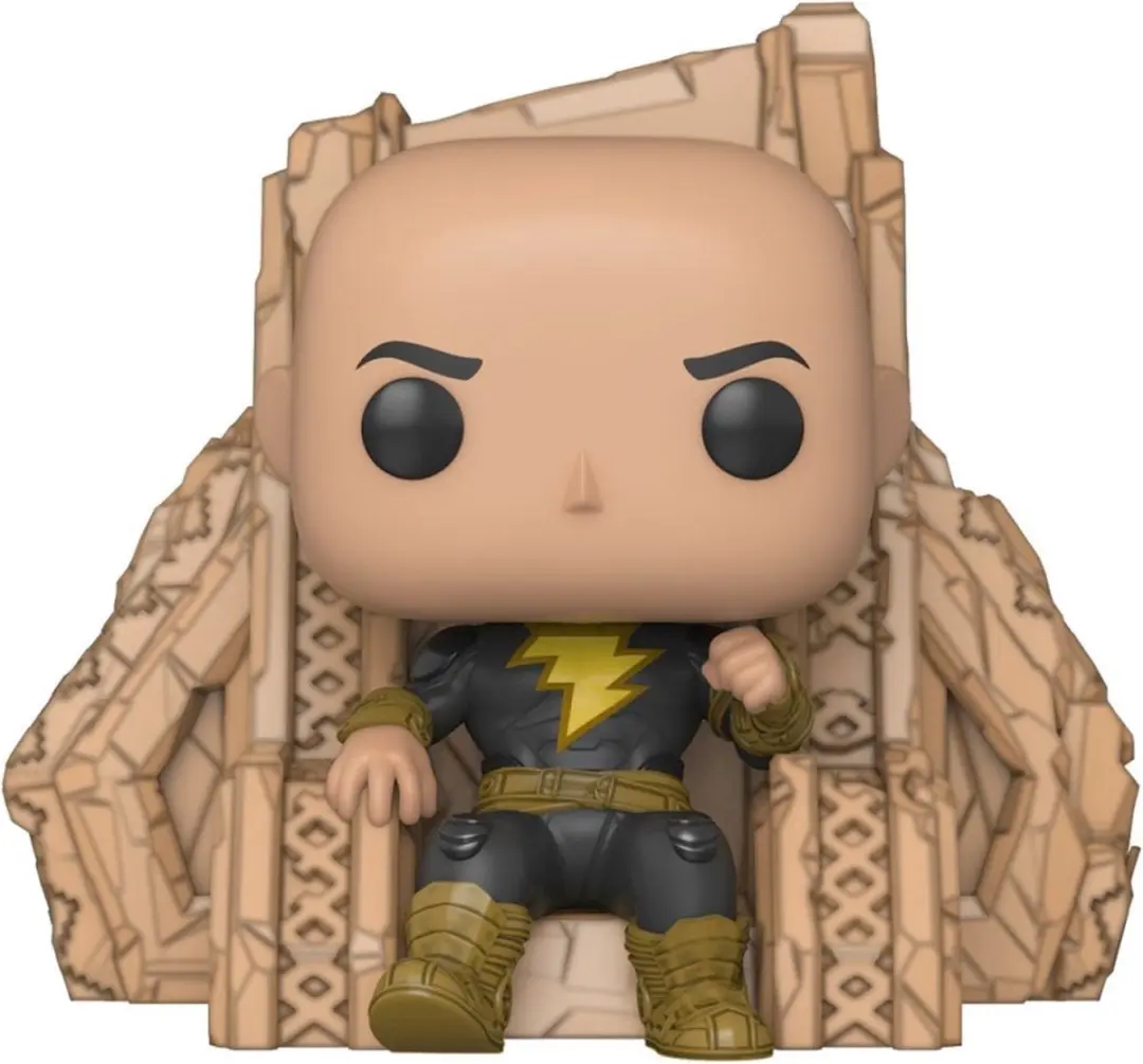 Funko POP! Deluxe Black Adam On Throne Figuur