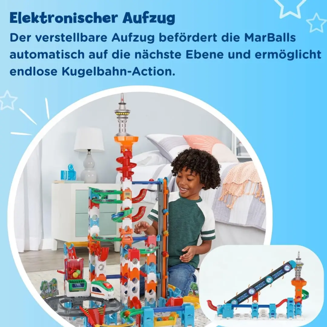 VTech Super Sky Tower Knikkerbaan - 143 Delen - afbeelding 6 van 6