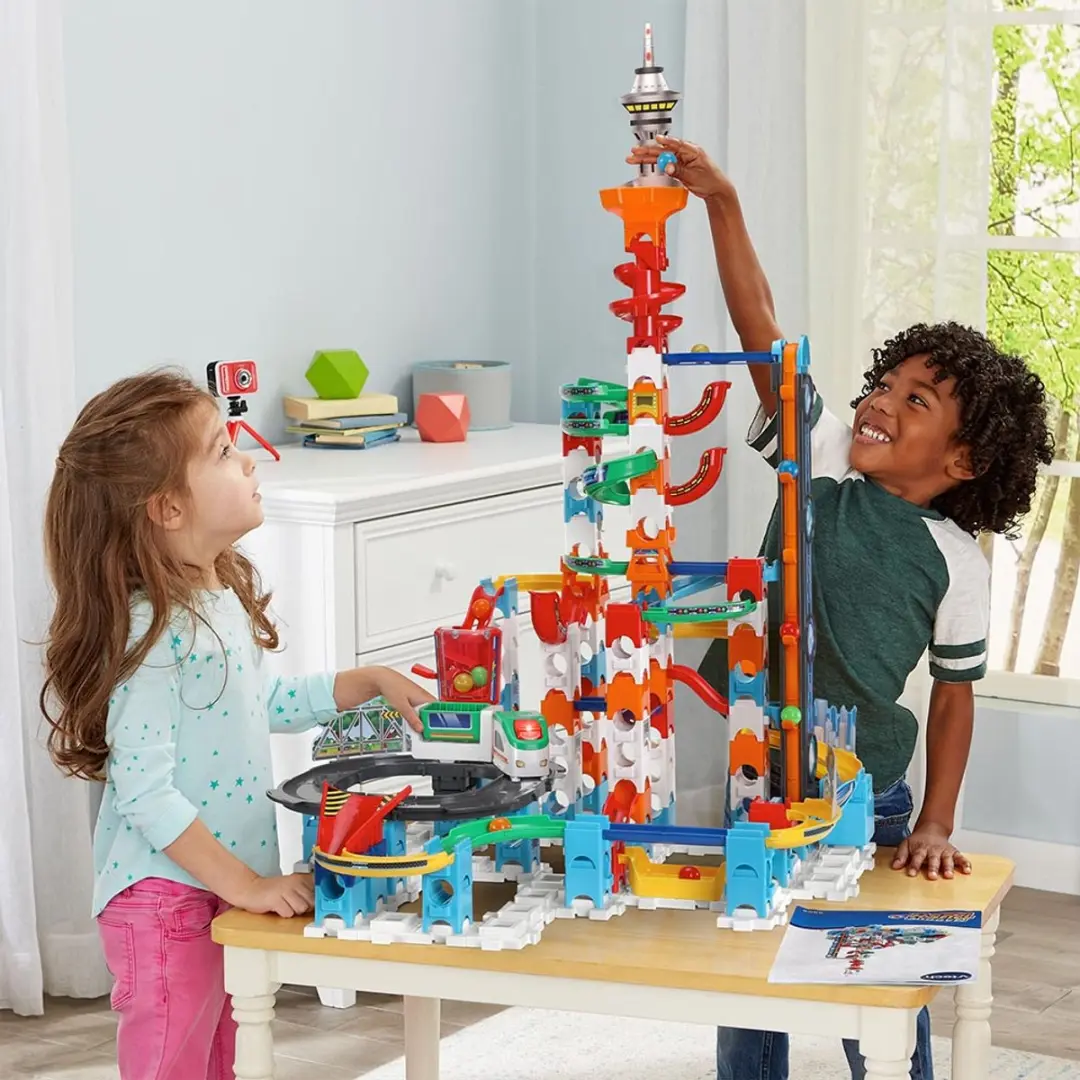 VTech Super Sky Tower Knikkerbaan - 143 Delen - afbeelding 2 van 6