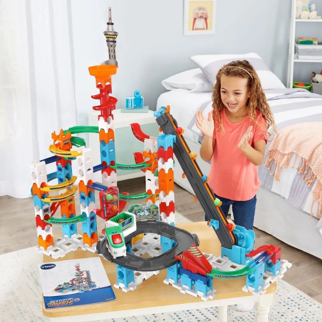 VTech Super Sky Tower Knikkerbaan - 143 Delen - afbeelding 5 van 6