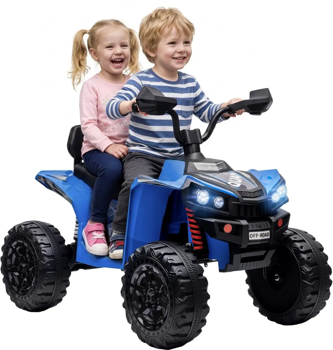 AIYAPLAY Electric Ride-on Car-Metall, Kunststoff-106L x 63B x 76H cm-Blau