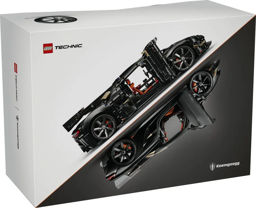 LEGO Technic Koenigsegg Sadair's Spear 42232 - 4104 onderdelen - afbeelding 2 van 6