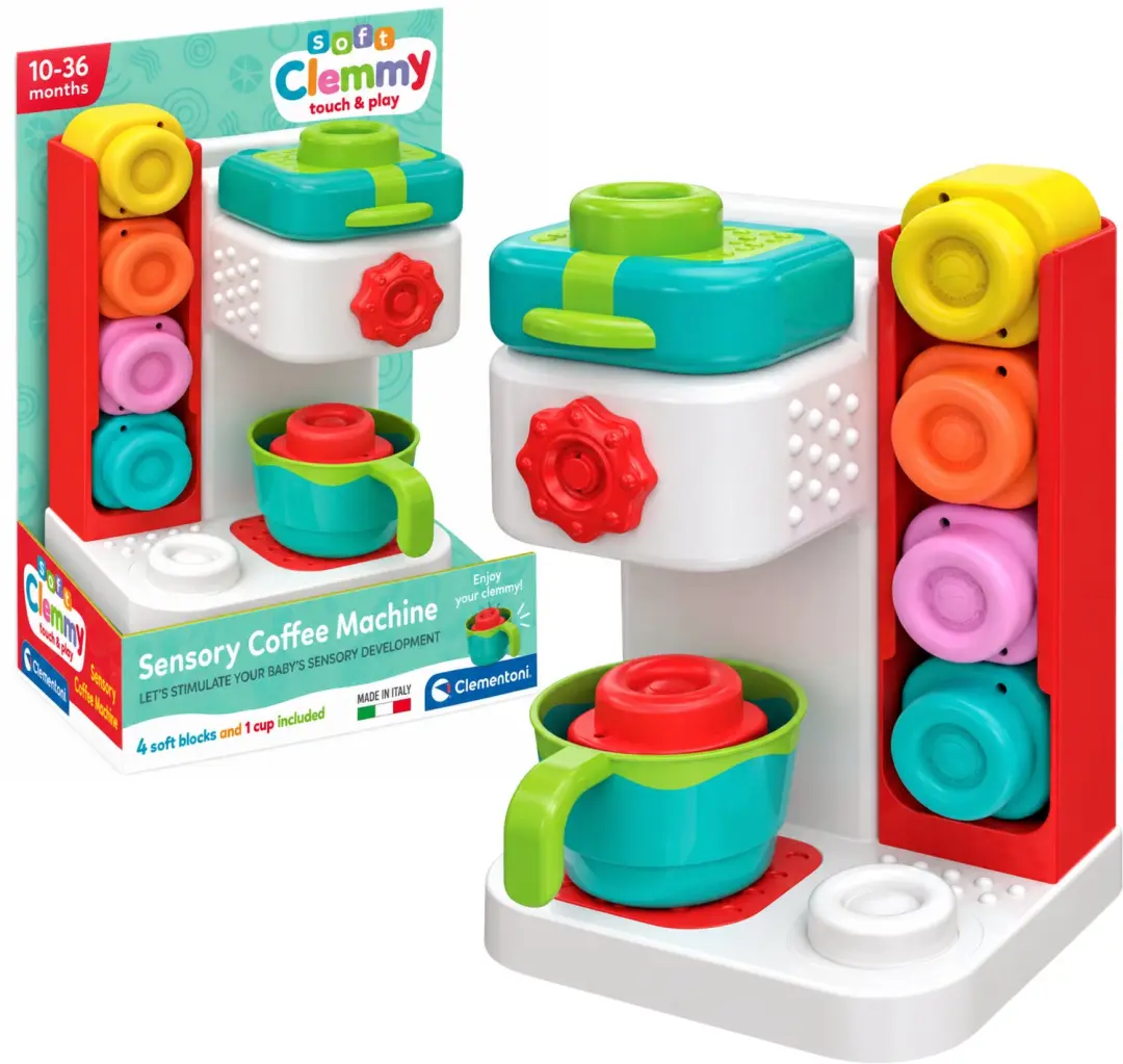 Clementoni Soft Clemmy Koffiezetapparaat - 6 Blokken - afbeelding 5 van 5