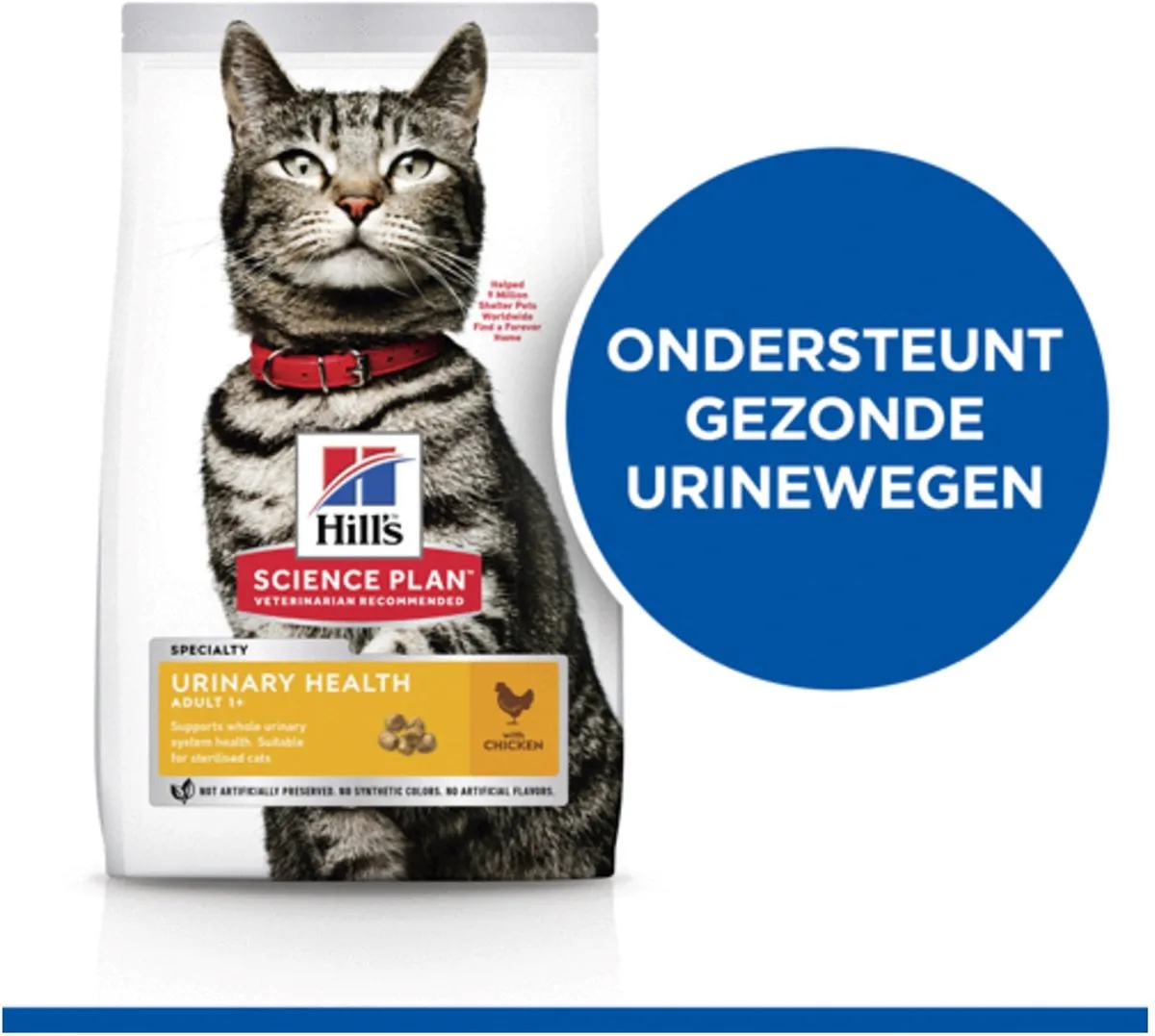 Hill's Feline Adult Urinary Health Kattenvoer Kip 7kg