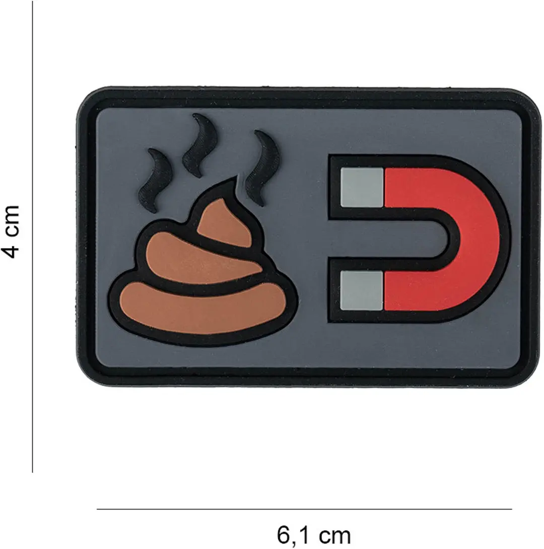 Embleem 3D PVC Shit magnet #9040
