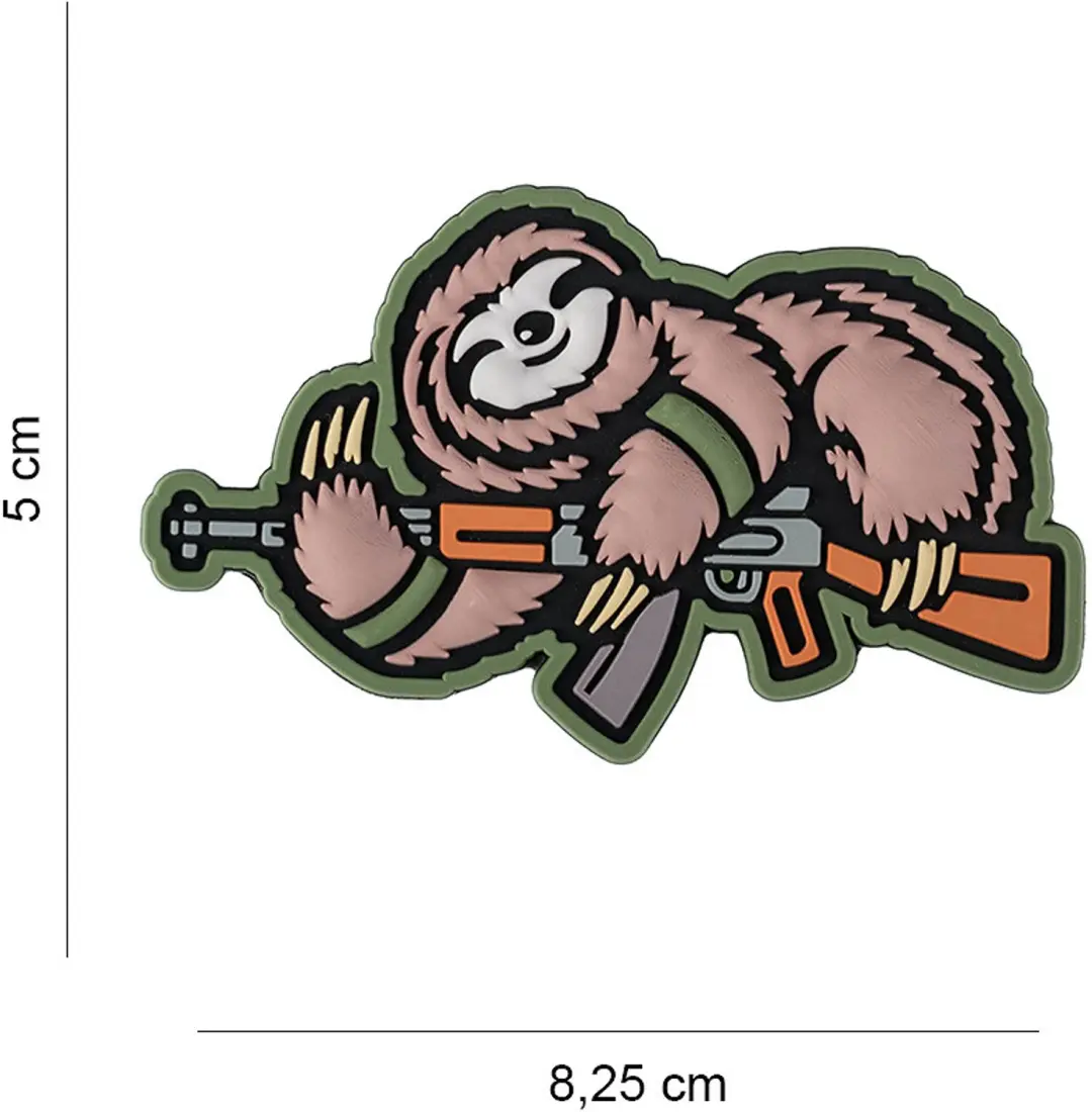 Embleem 3D PVC Armed Sloth #3120