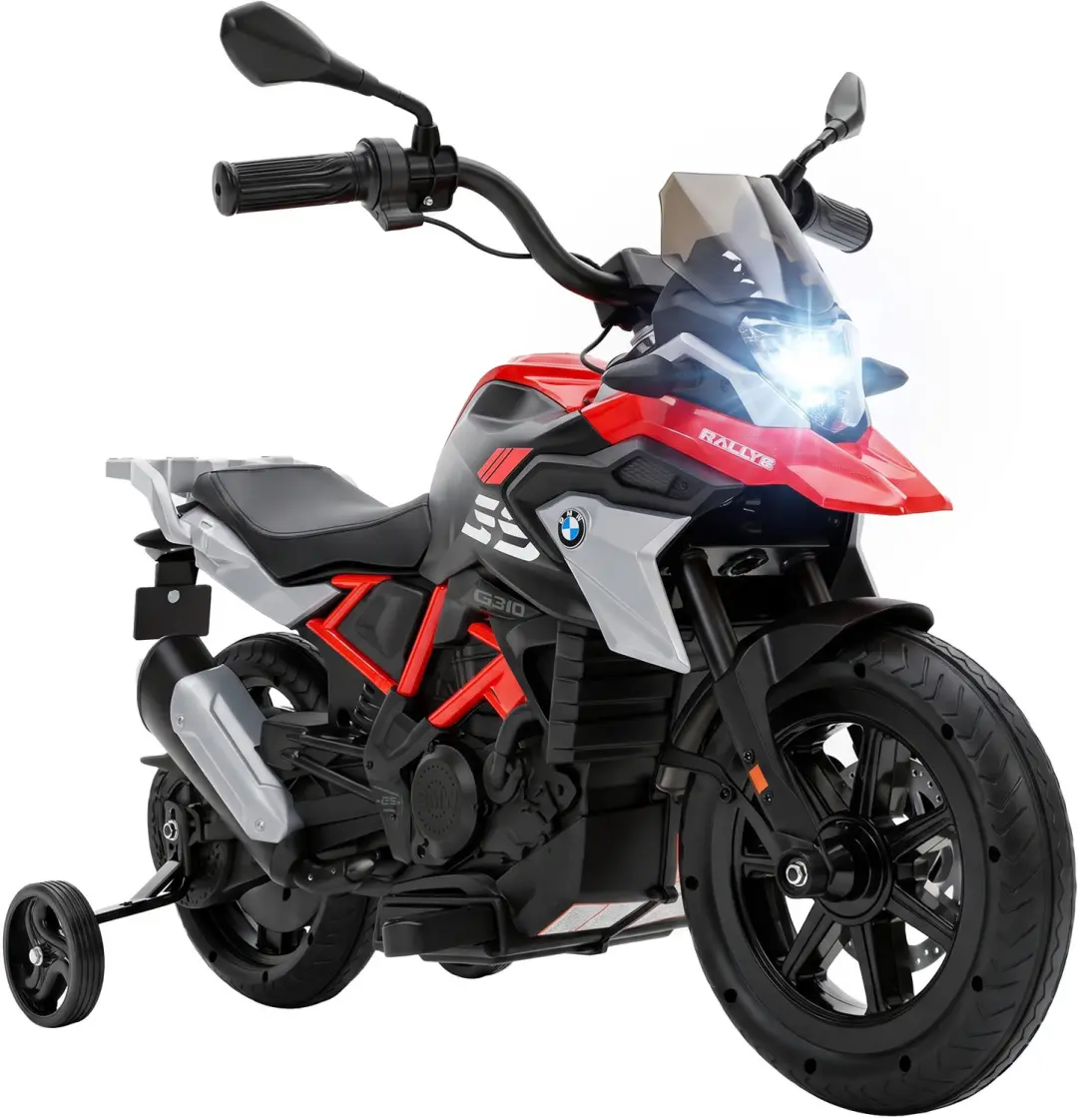 AIYAPLAY Electric Ride-on Motorcycle-Kunststoff, Stahl-102L x 62B x 73H cm-Rot