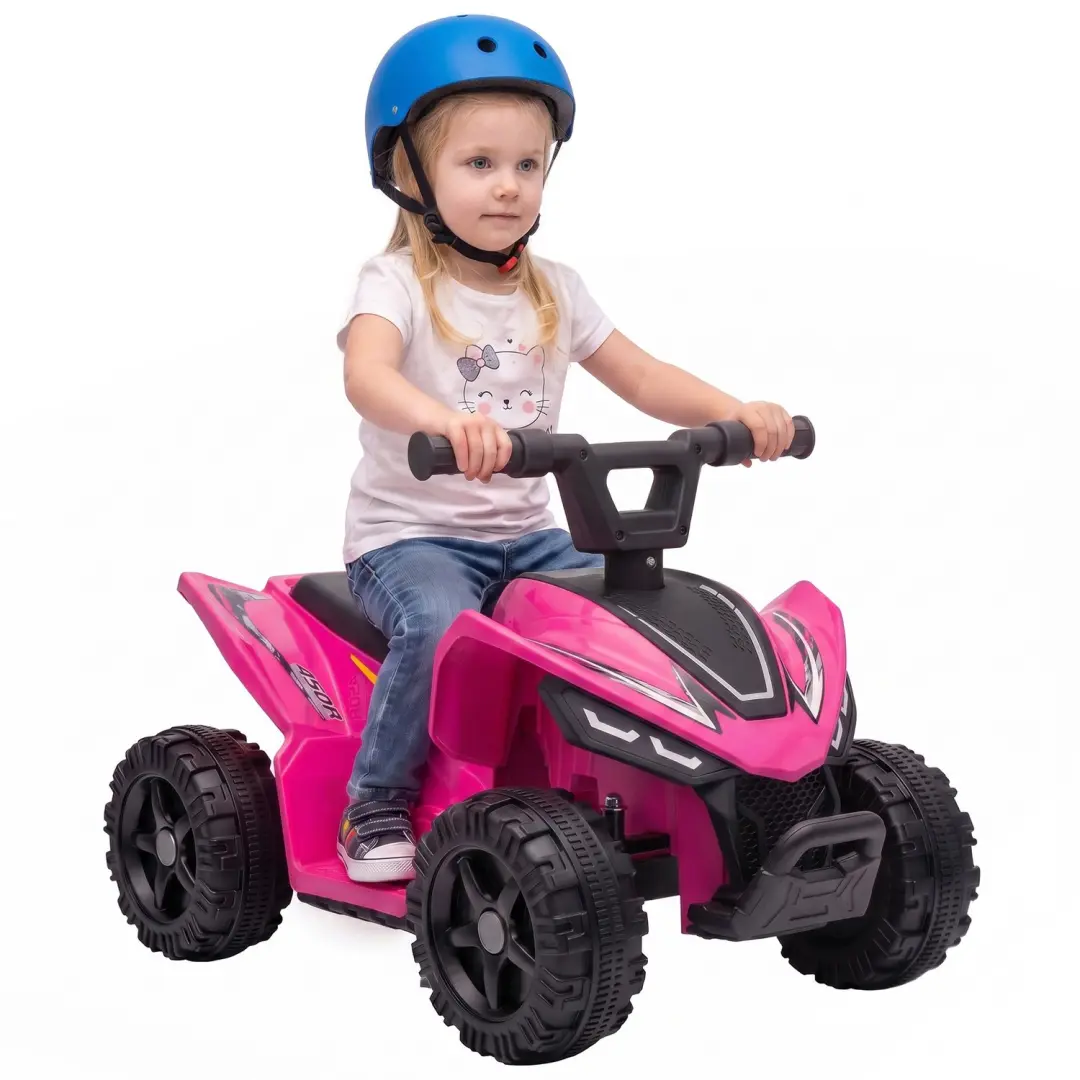 AIYAPLAY Electric Ride-on Car-Stahl, Kunststoff-67 x 38,5 x 43 cm-Hellrot
