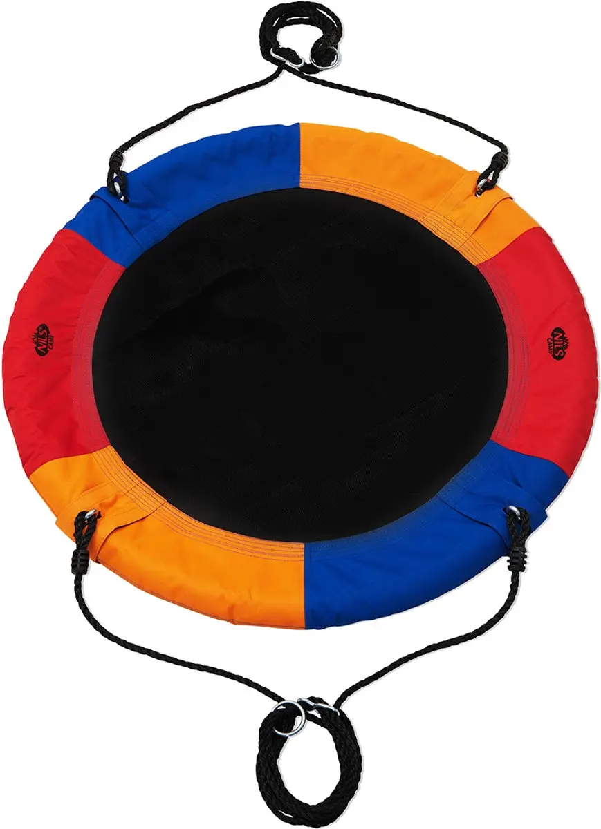 Nils Camp Ooievaarsnestschommel NB5003 - Blauw/Rood/Oranje - afbeelding 6 van 6