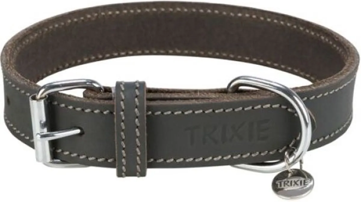 Trixie Halsband Hond Rustic Vetleer