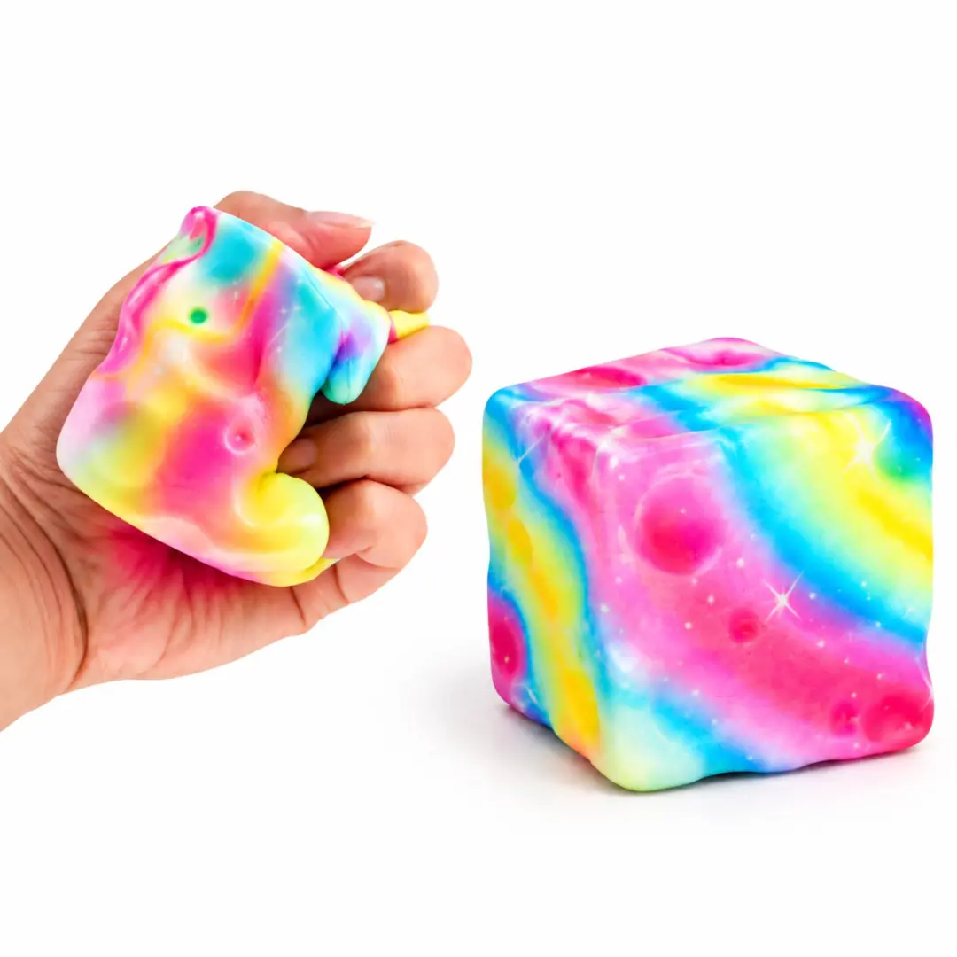 John Toys Rainbow Cheese Squishy Stressbal