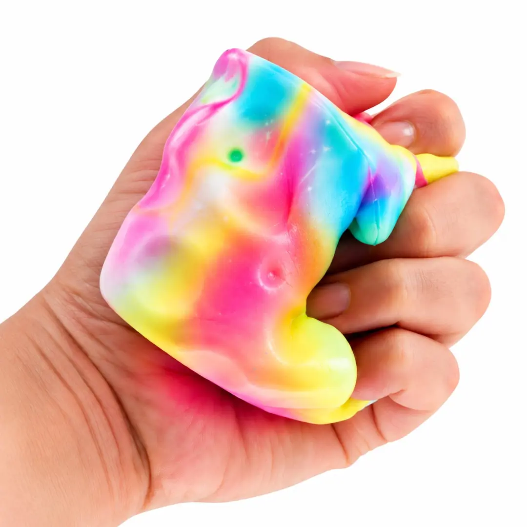 John Toys Rainbow Cheese Squishy Stressbal - Regenboog - afbeelding 4 van 6