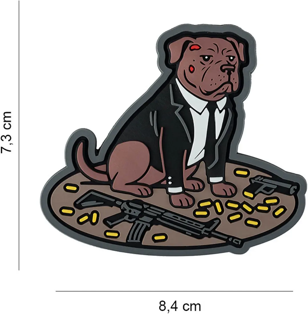 Embleem 3D PVC Pitbull #4116