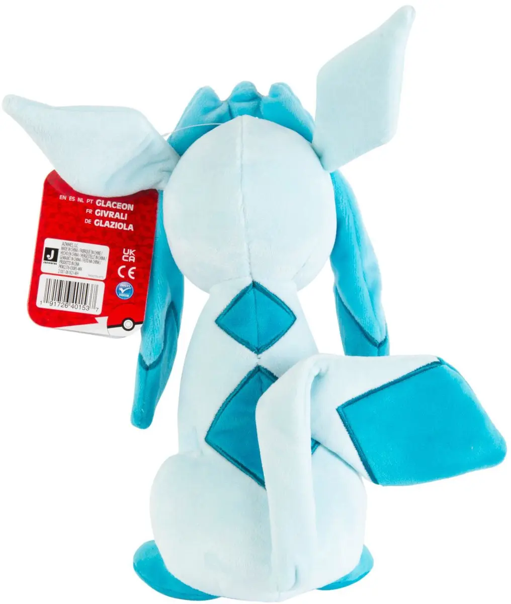 Pokémon Glaceon Pluche Knuffel - 20cm - afbeelding 3 van 5
