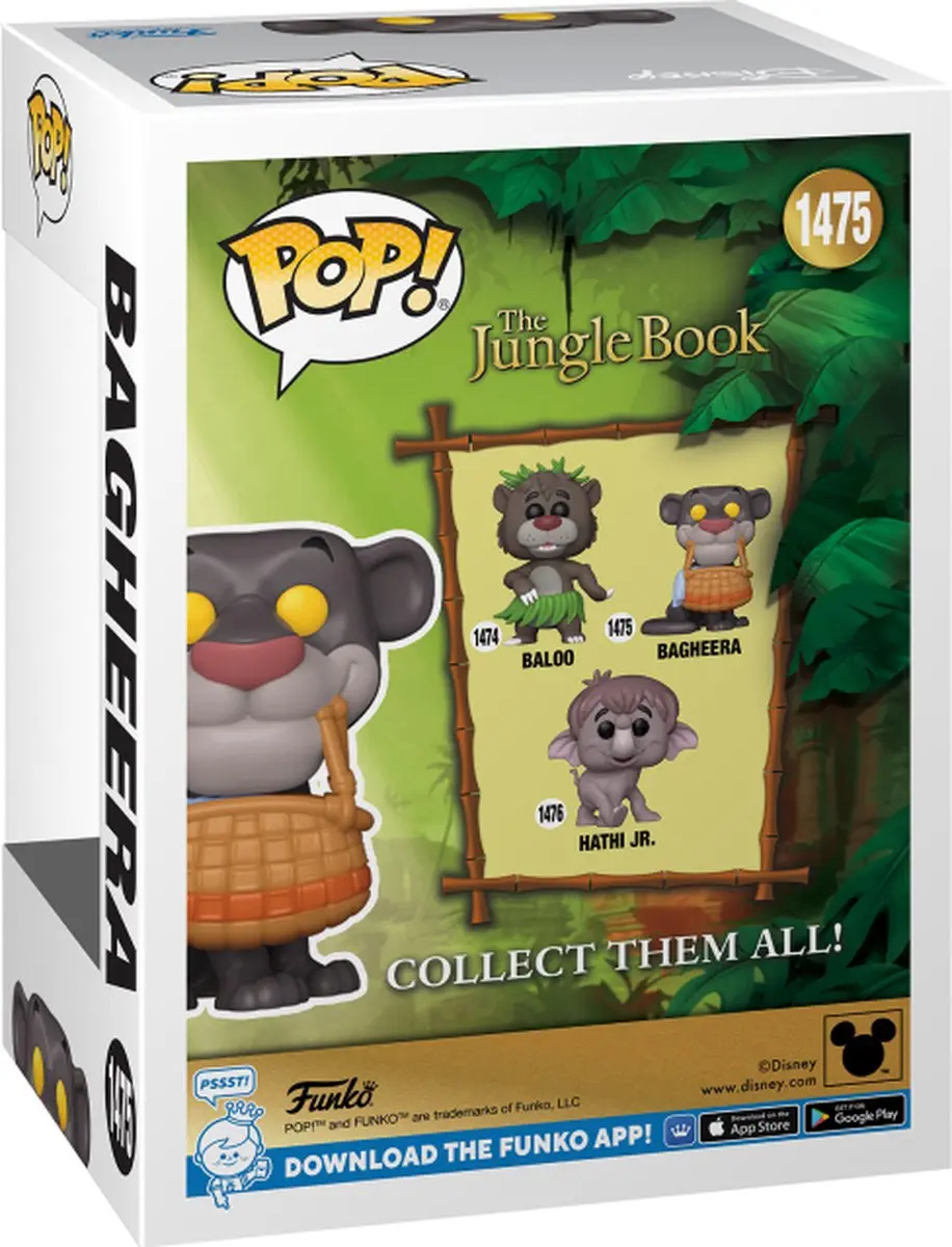 Funko Pop! Disney Jungle Book Bagheera Vinylfiguur - afbeelding 3 van 6