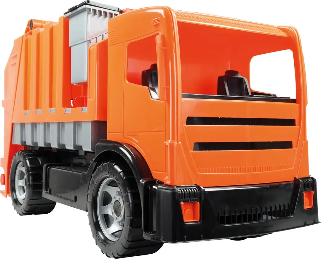 Lena Vuilniswagen 64cm - Zwart/Oranje - afbeelding 6 van 6