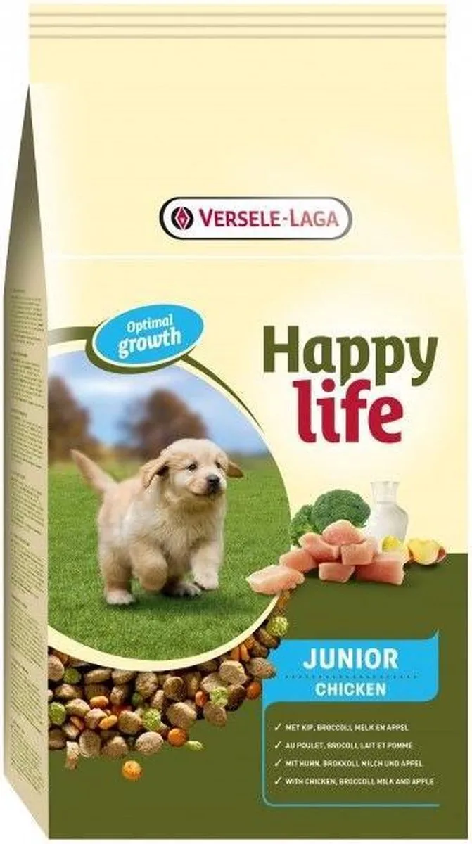 Versele-Laga Happy Life Junior Kip Hondenvoer 10kg
