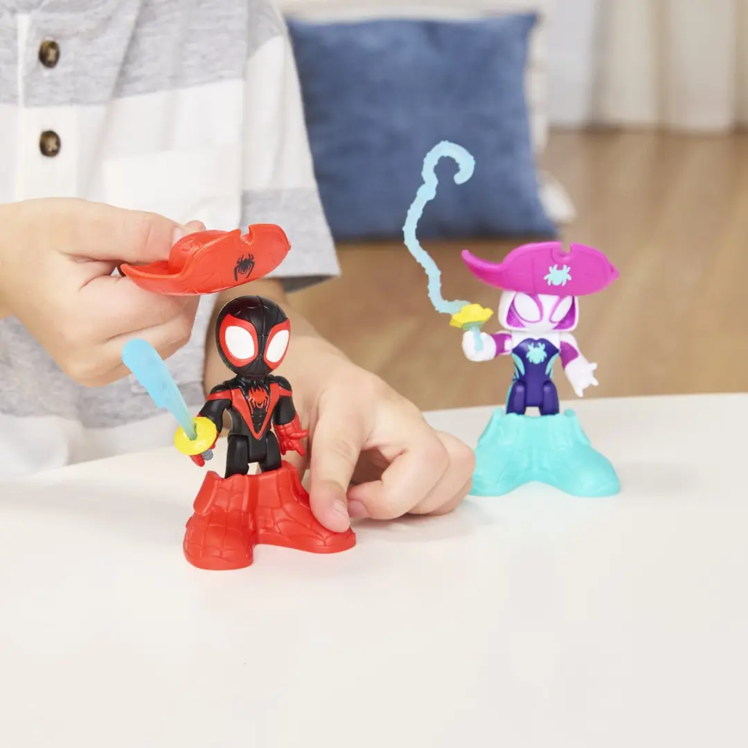 Hasbro Spidey Water-Webs Actiefiguren Spin & Ghost-Spider - afbeelding 2 van 6