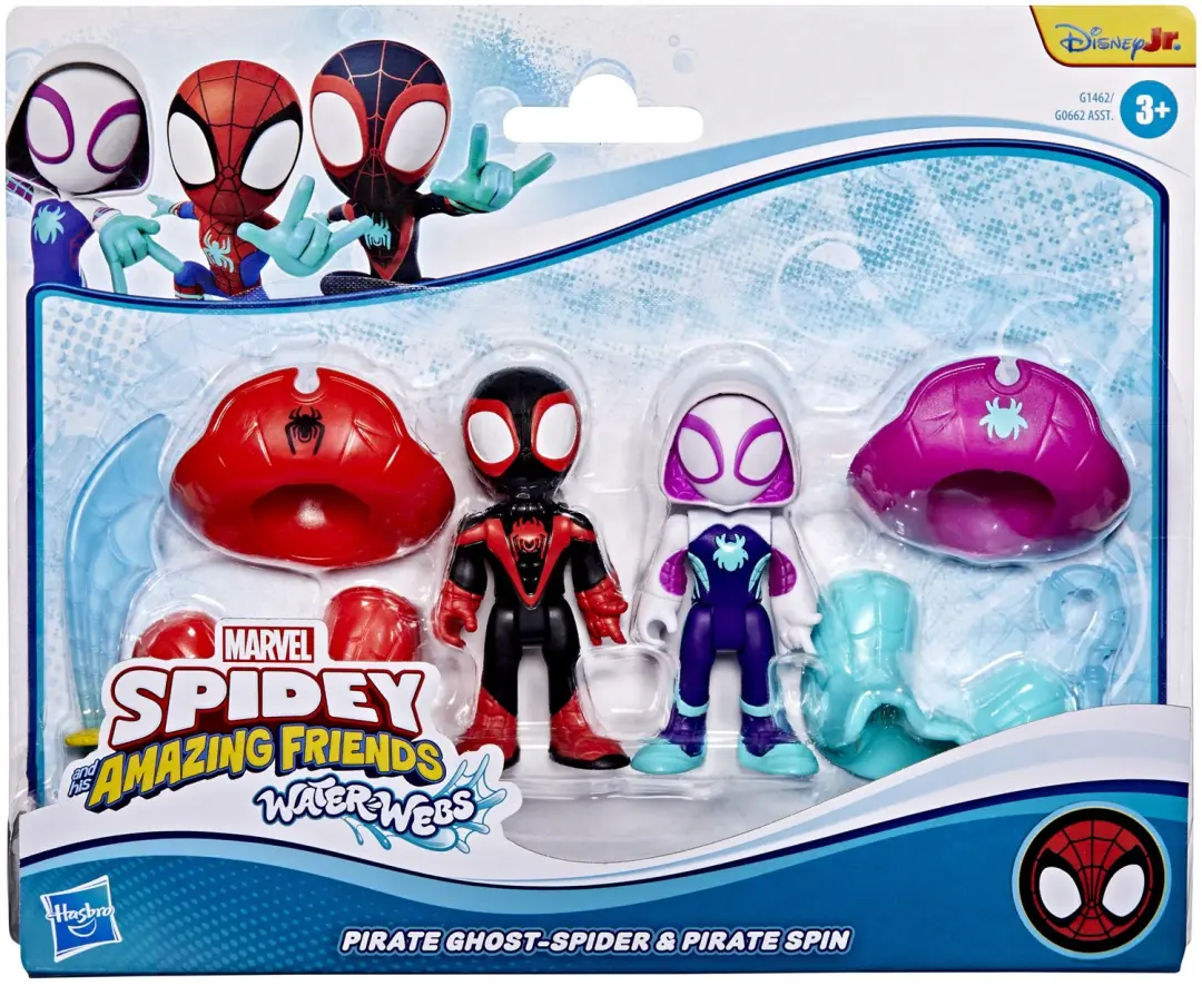 Hasbro Spidey Water-Webs Actiefiguren Spin & Ghost-Spider