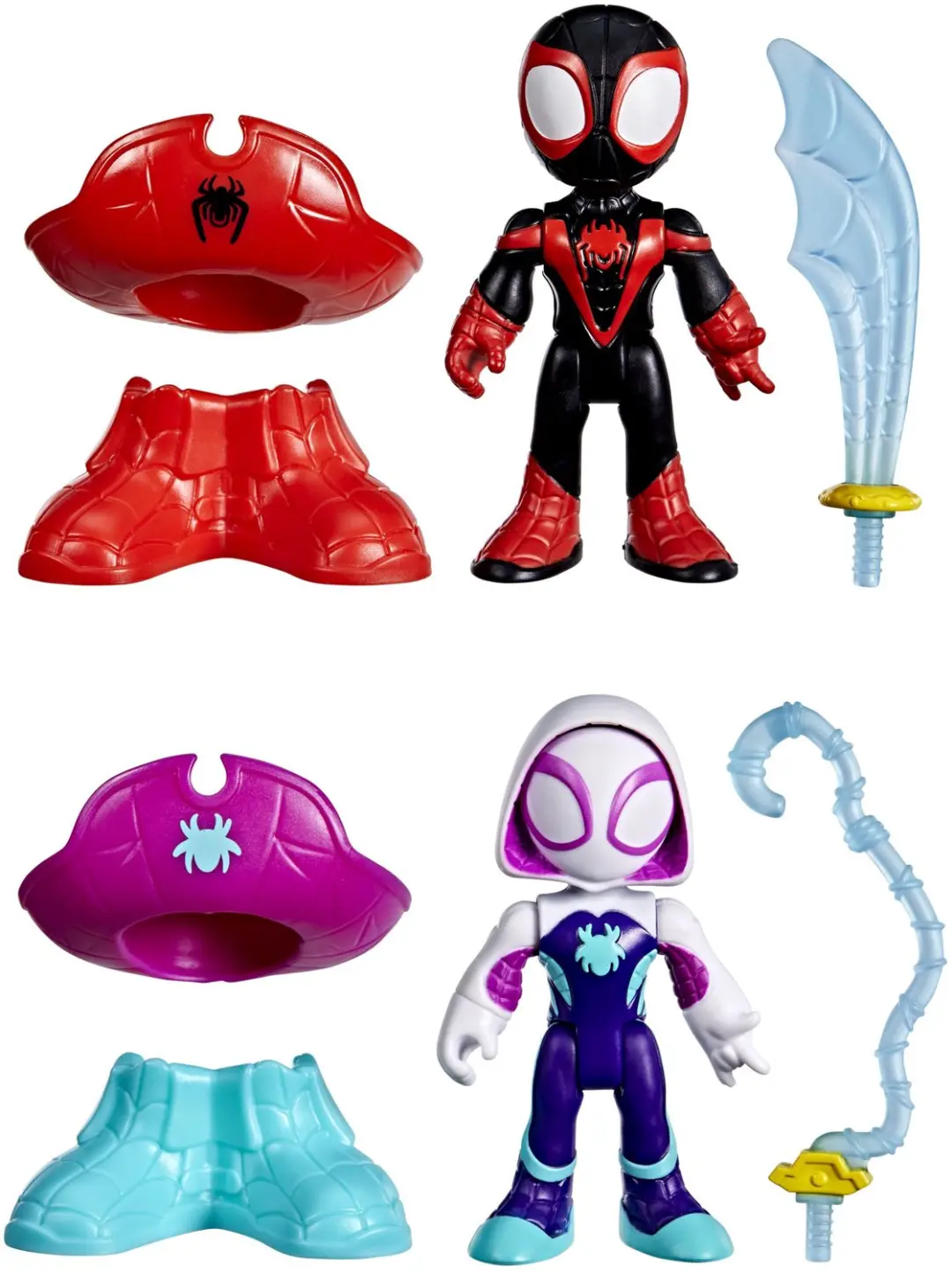 Hasbro Spidey Water-Webs Actiefiguren Spin & Ghost-Spider - afbeelding 5 van 6