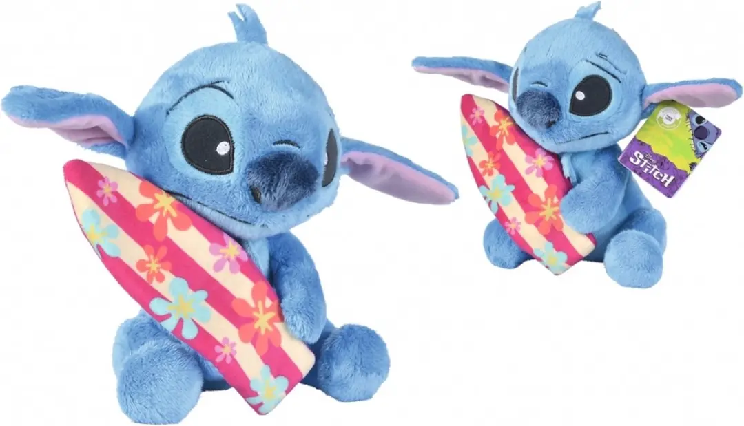 Disney Stitch met Surfboard Pluche Knuffel 25cm - afbeelding 6 van 6