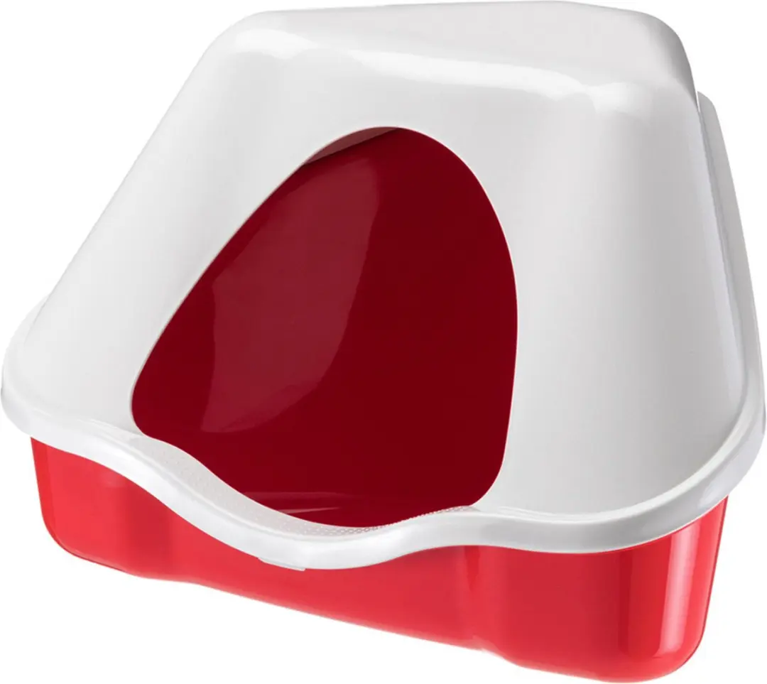 Ferplast Konijnentoilet Nora 3C met cover assorti 50x34x22CM