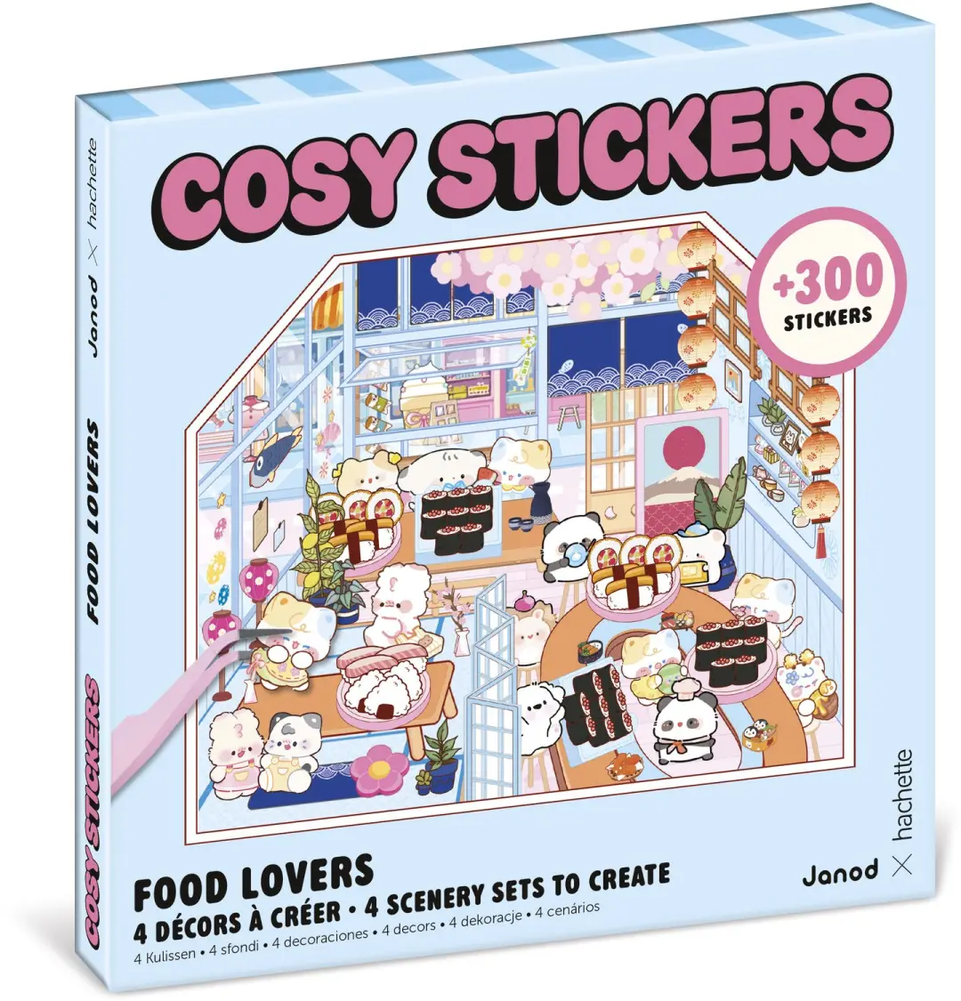 Janod Cosy Stickers Food Lovers
