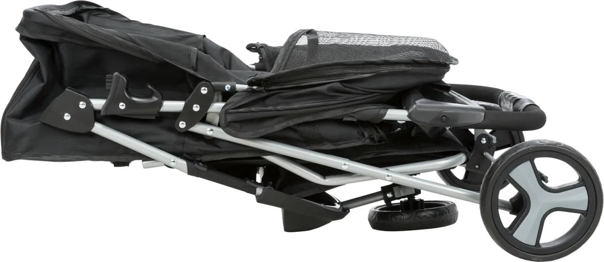 Trixie Hondenbuggy Zwart - 80x47x100cm - afbeelding 6 van 6
