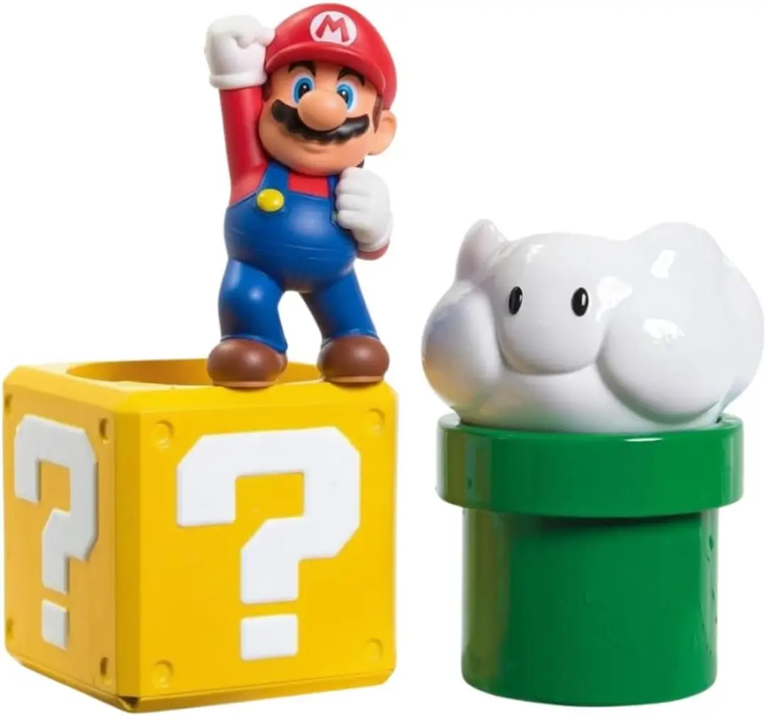 Tomy My Mario Giet- en Stapelset Badspeelgoed
