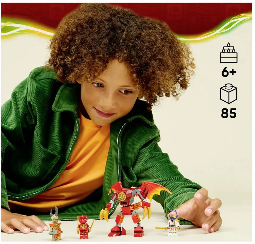 LEGO NINJAGO 71851 Kais Drachen-Mech Battle set - afbeelding 4 van 4