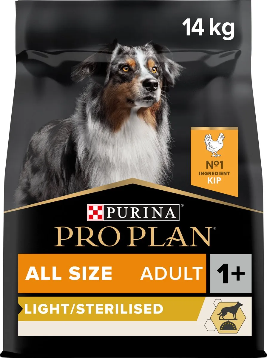 Pro Plan Light Sterilised Adult Hondenvoer Kip 14kg