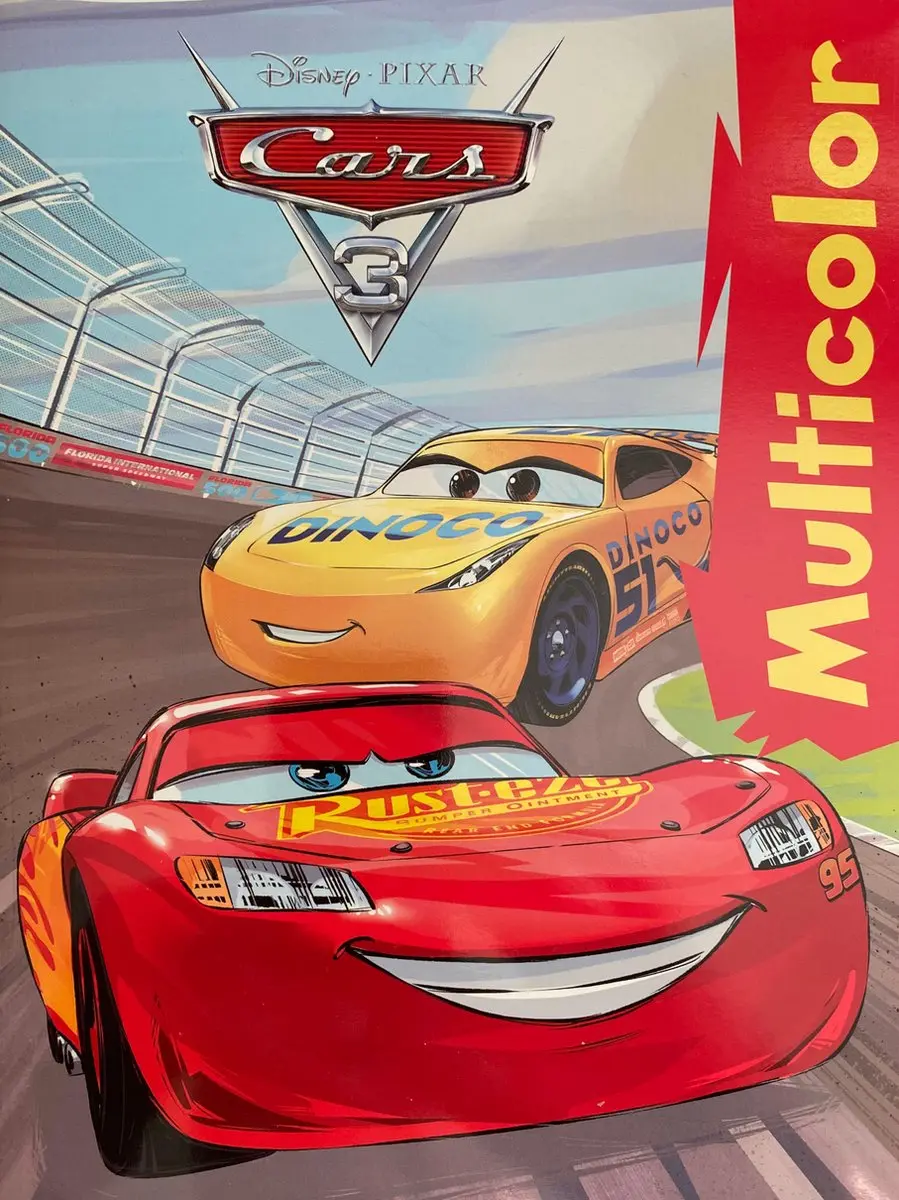 MultiColor Kleurboek Disney Pixar Cars Kleurboek