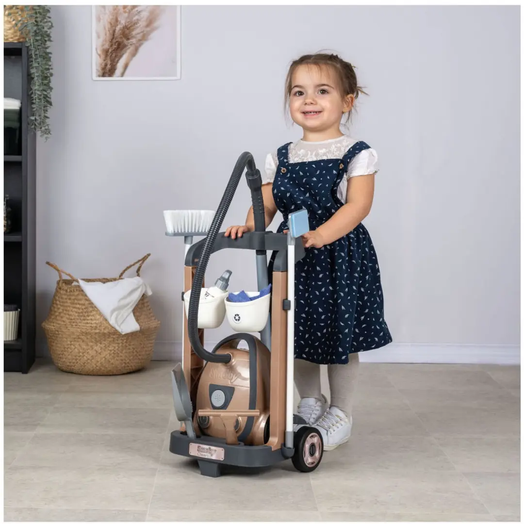 Smoby Rowenta Trolley Stofzuiger met Geluid - afbeelding 4 van 4