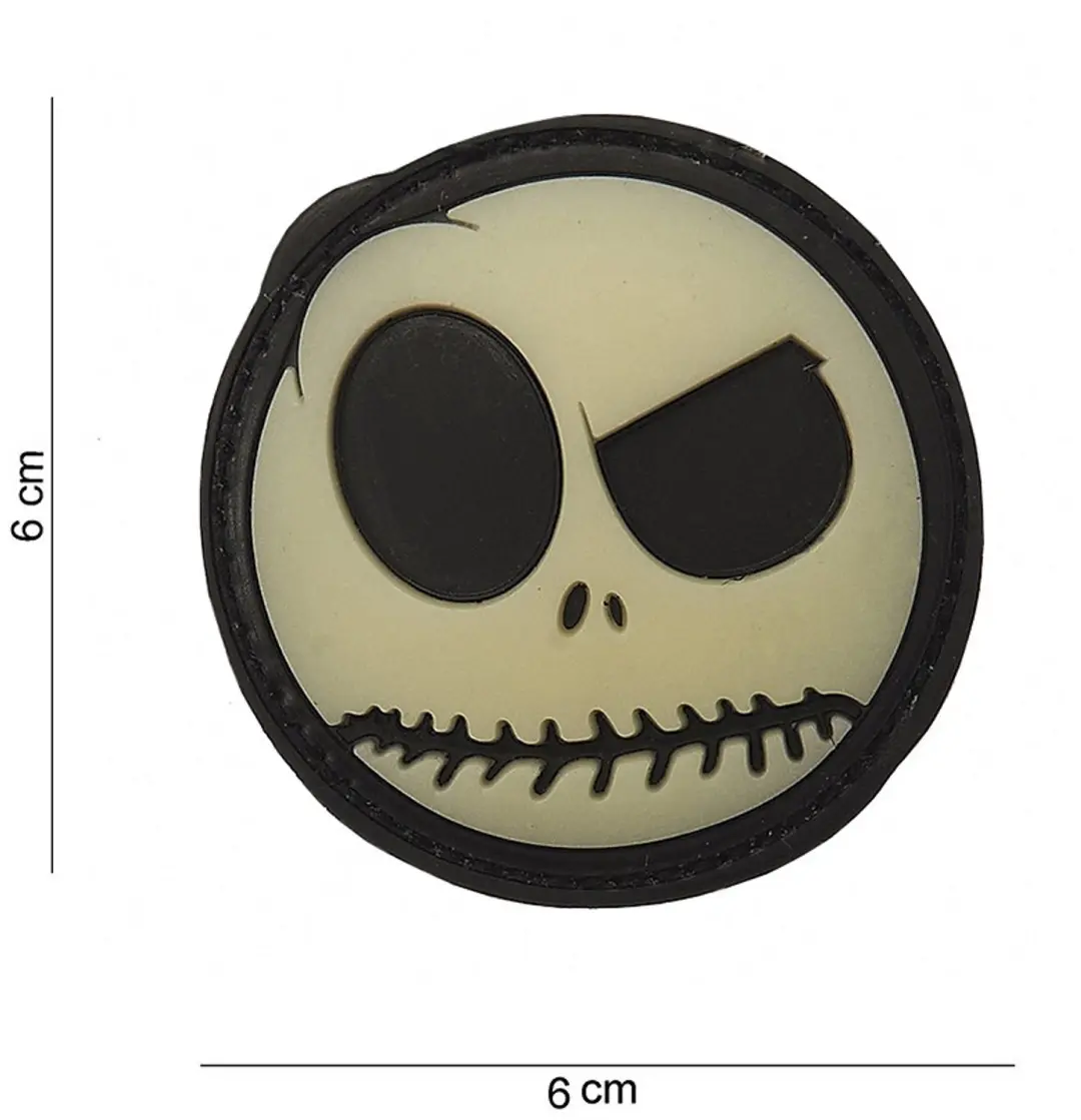 Embleem 3D PVC big nightmare smiley #12008