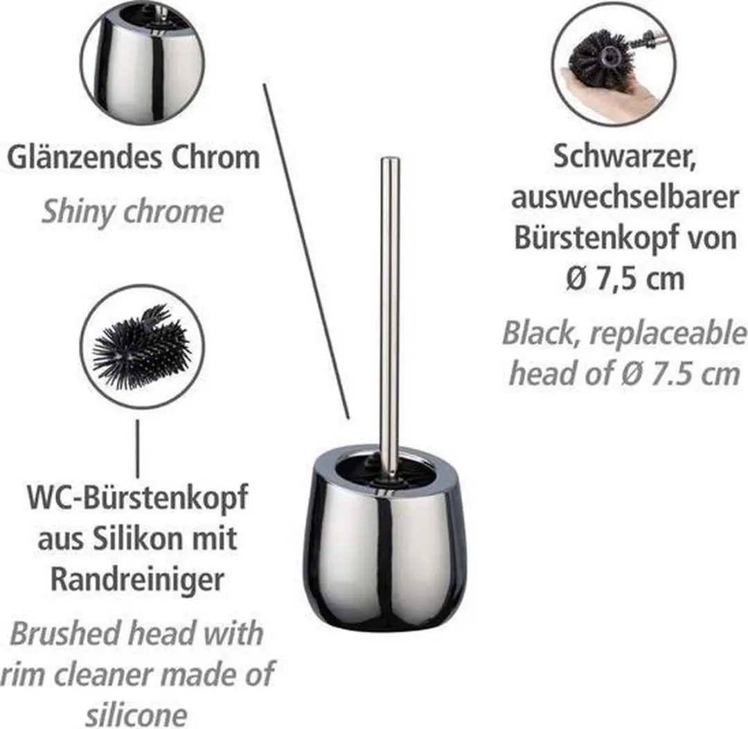 Wenko Badi Toiletborstel - Zwart - afbeelding 3 van 5