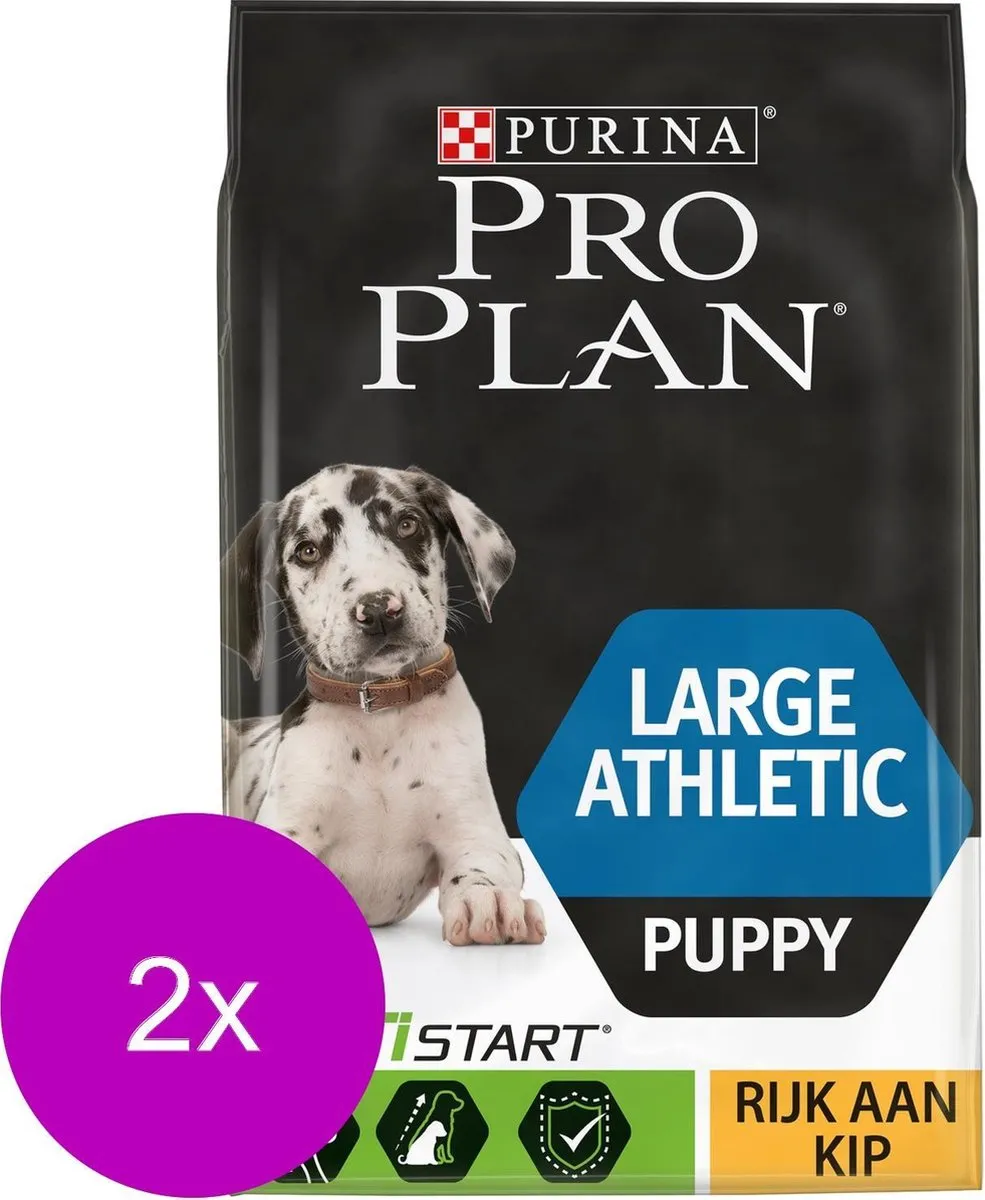 Pro Plan Dog Puppy Large Breed Athletic Kip - 2x3kg