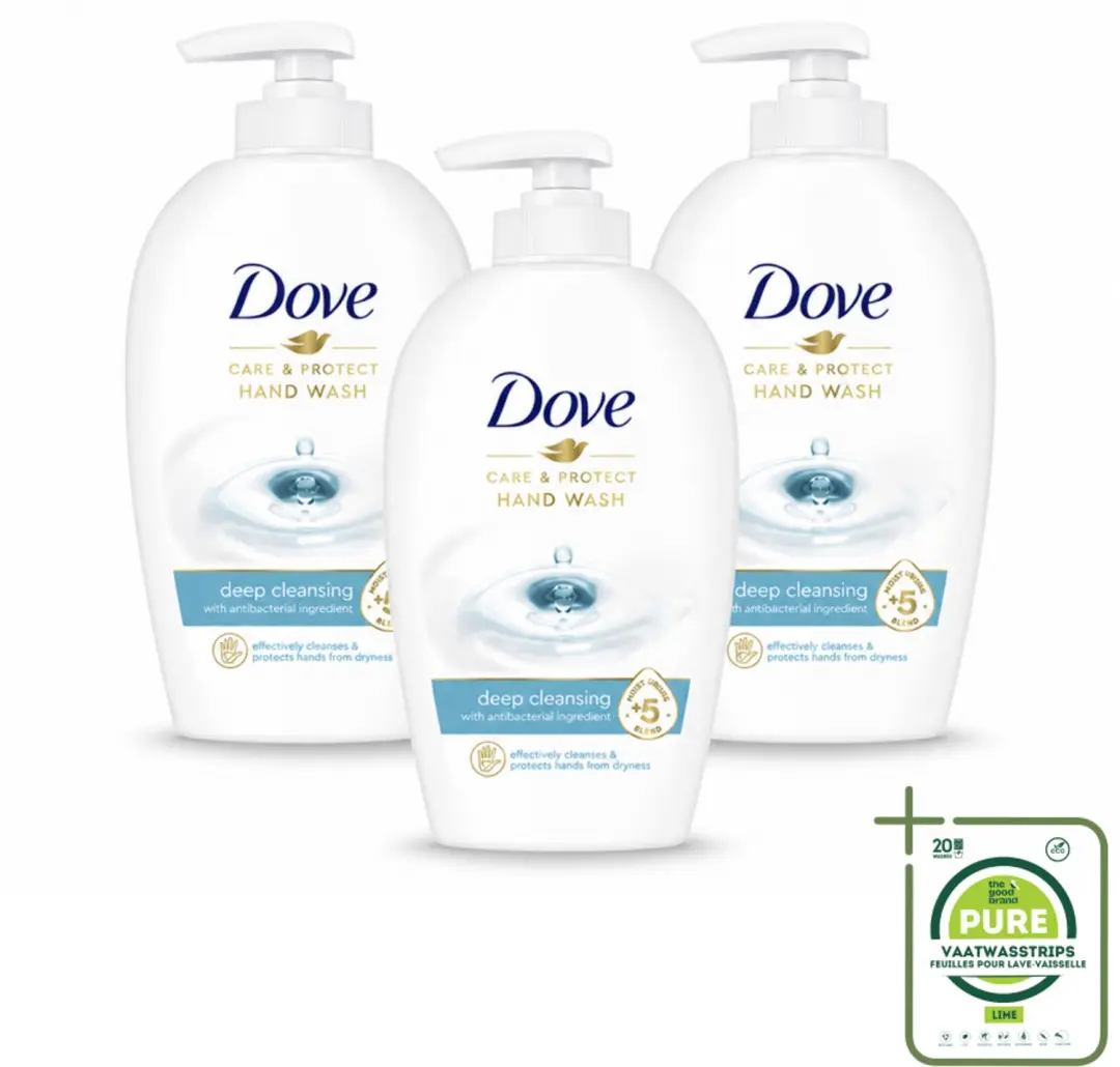 3 x Dove Handzeep