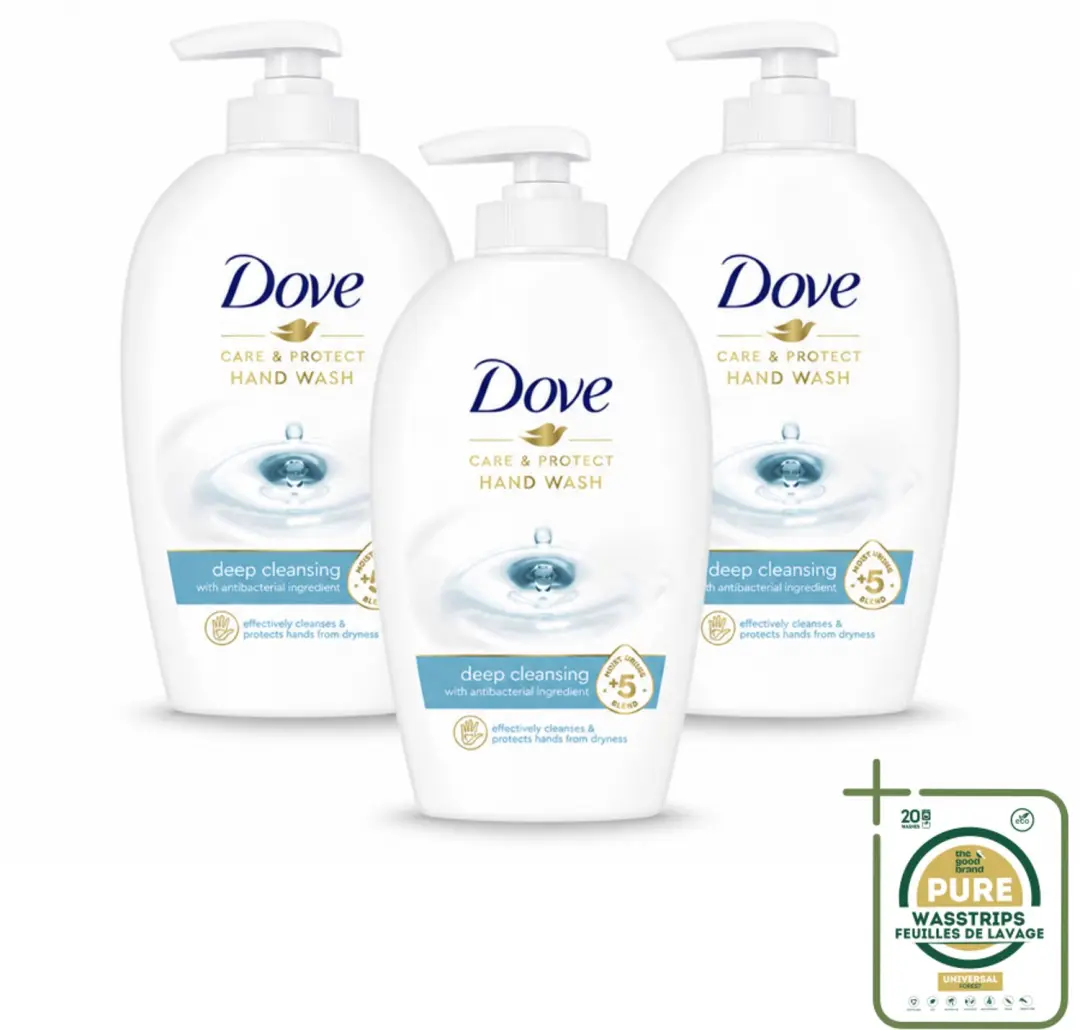 3 x Dove Handzeep
