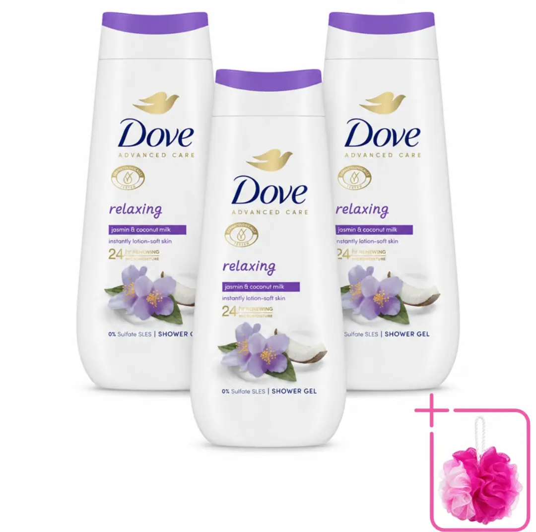 3 x Dove Douchecrème