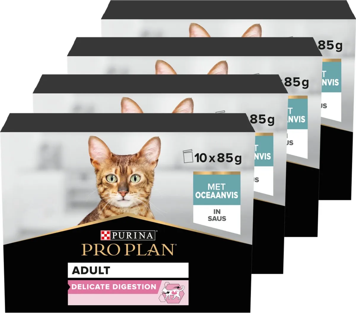 Pro Plan Delicate Digestion Kat Natvoer Vis