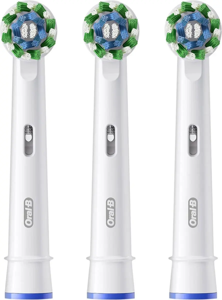 Oral-B Pro Cross Action Opzetborstels - 3 stuks - Wit - afbeelding 3 van 6